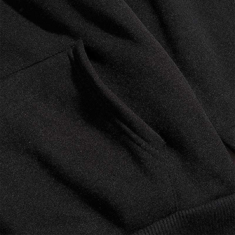 Lockerer Sport Hoodie mit „Do What Makes You Happy“ Print – Kapuzen Sweatshirt - Damenmode online kaufen | Isabell Boutique
