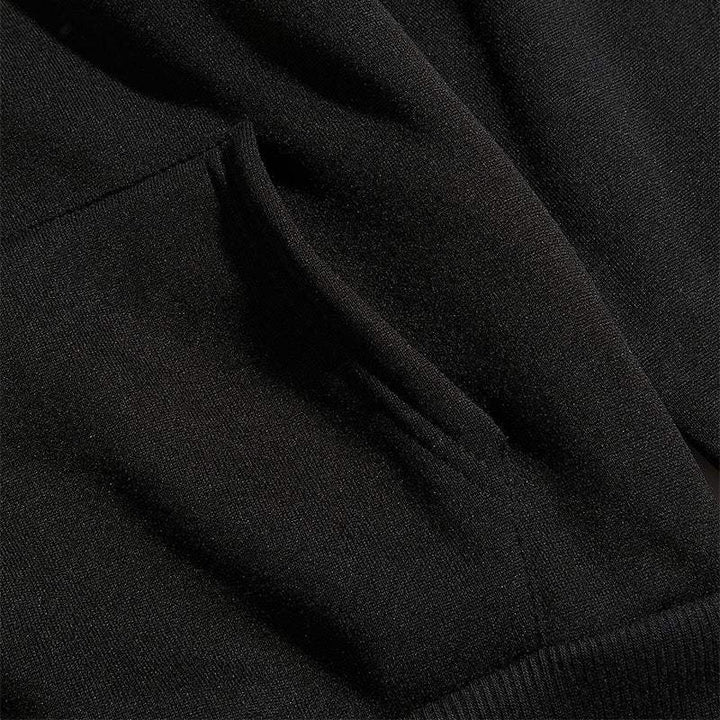 Lockerer Sport Hoodie mit „Do What Makes You Happy“ Print – Kapuzen Sweatshirt - Damenmode online kaufen | Isabell Boutique
