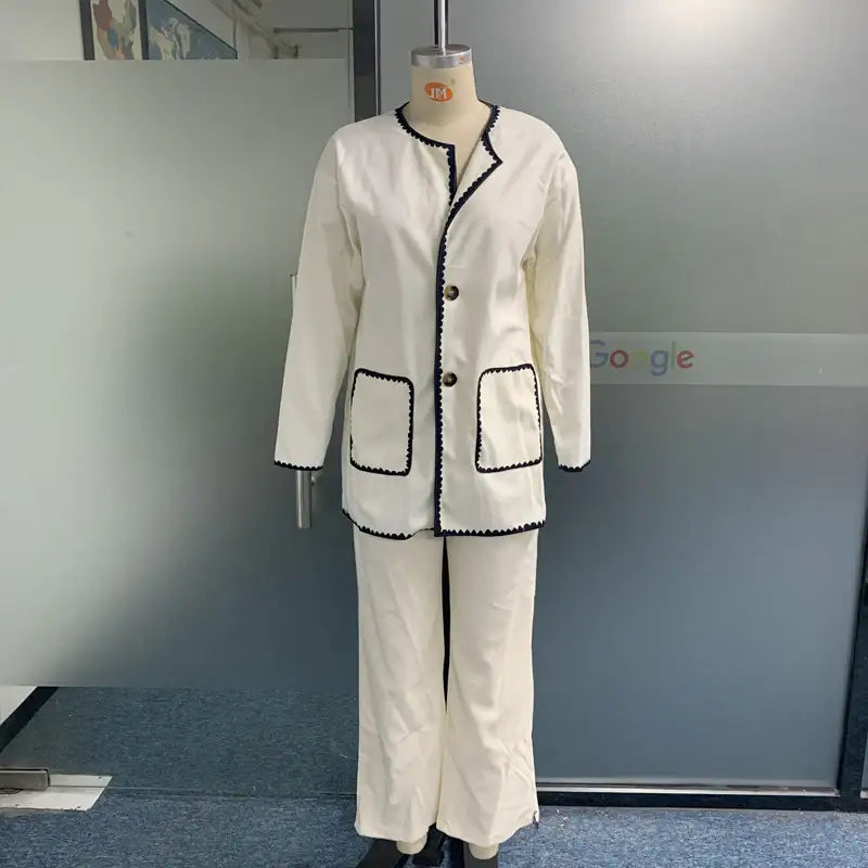 Damenmode Casual Locker Einfarbiger Zweiteiliger Anzug-Set - Damenmode online kaufen | Isabell Boutique