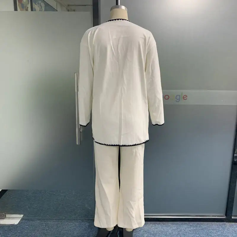 Damenmode Casual Locker Einfarbiger Zweiteiliger Anzug-Set - Damenmode online kaufen | Isabell Boutique