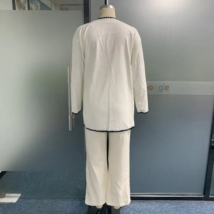 Damenmode Casual Locker Einfarbiger Zweiteiliger Anzug-Set - Damenmode online kaufen | Isabell Boutique