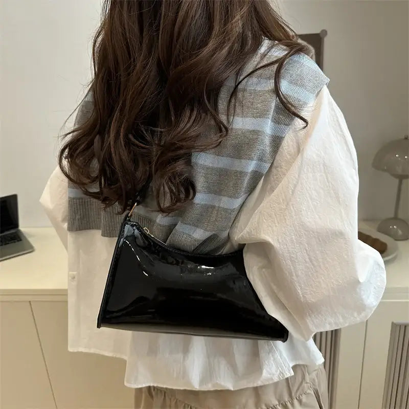 French-style Minimalist Textured Fashionable Tote And Shoulder Bag - Damenmode online kaufen | Isabell Boutique