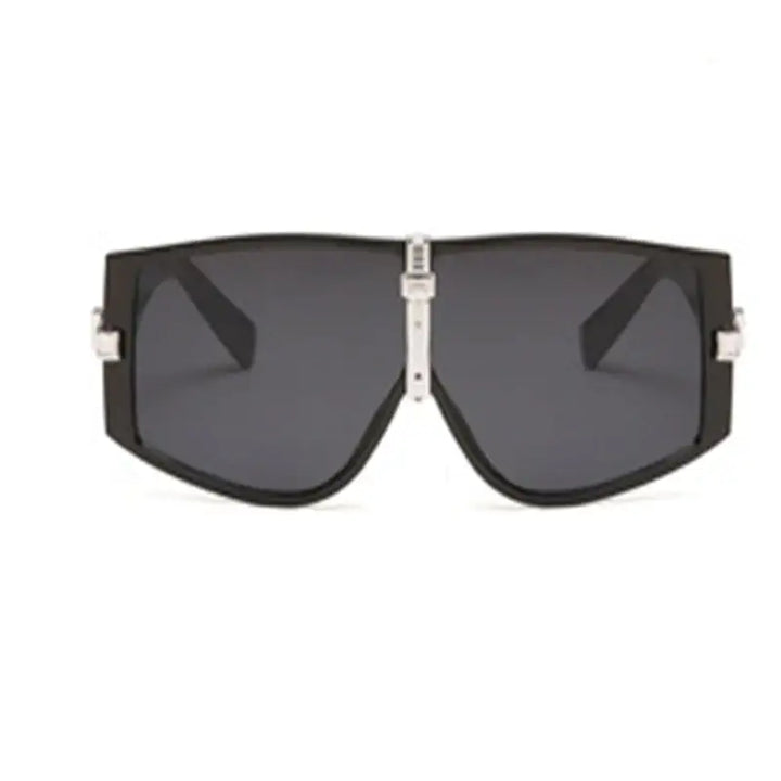 Schwarze Damen Sonnenbrille im Oversized-Design, modisch, IsabellBoutique030