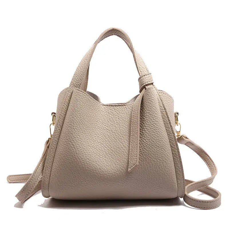 Italienisch Inspirierte Personalisierte Schlichte Ein-Schulter Achsel Bucket Bag Retro Umhängetasche im Korbdesign - Damenmode online kaufen | Isabell Boutique