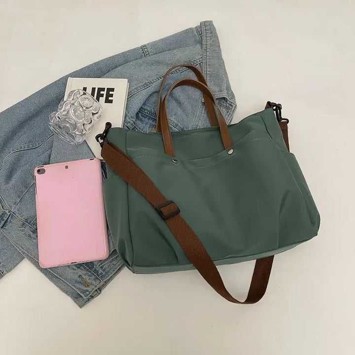 Modische Lässige Schlichte Schultertasche mit Großem Fassungsvermögen - Damenmode online kaufen | Isabell Boutique