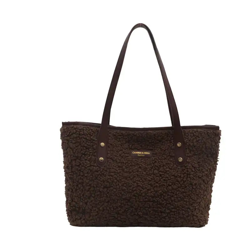 Modische, flauschige und vielseitige Damen-Schultertasche - Damenmode online kaufen | Isabell Boutique