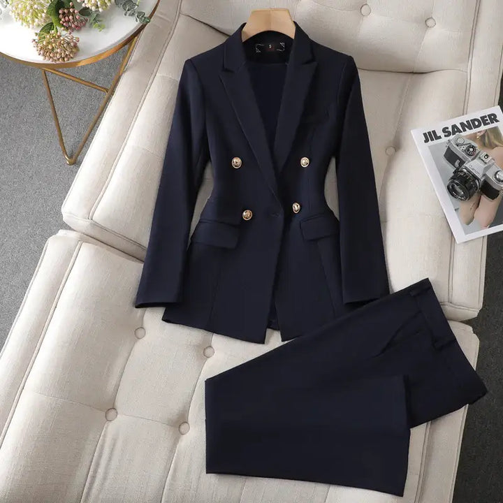 Damen-Businessanzug mit Blazer und Schlaghose - Damenmode online kaufen | Isabell Boutique