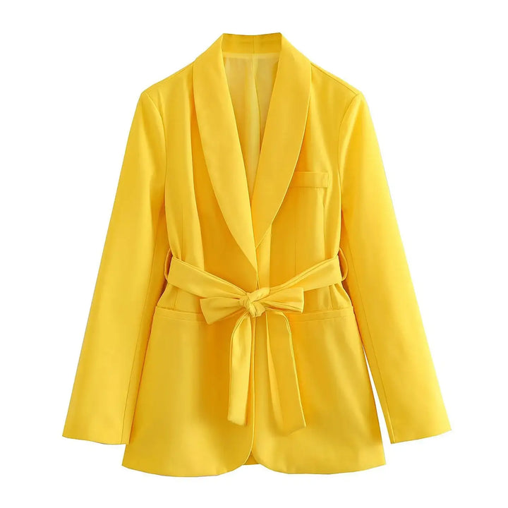 Damen Casual-Anzug mit Gürtel, Blazer und Hose - Damenmode online kaufen | Isabell Boutique