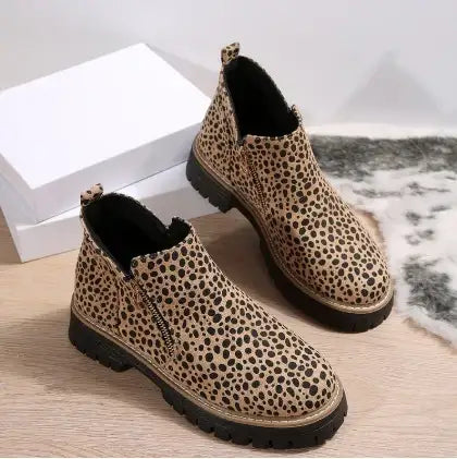 Damen Chunky Ankle Boots mit Reißverschluss – Herbst/Winter - Damenmode online kaufen | Isabell Boutique