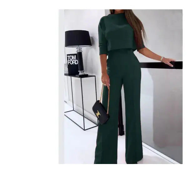 Modisches Oberteil mit High Waist Weitem Bein Design - Damenmode online kaufen | Isabell Boutique