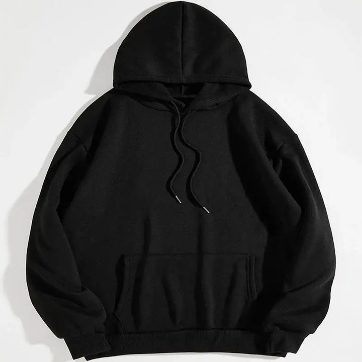 Lockerer Sport Hoodie mit „Do What Makes You Happy“ Print – Kapuzen Sweatshirt - Damenmode online kaufen | Isabell Boutique