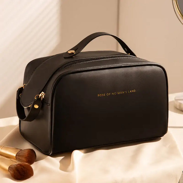Karierte Damen Kosmetiktasche mit Großem Fassungsvermögen – Tragbar - Damenmode online kaufen | Isabell Boutique