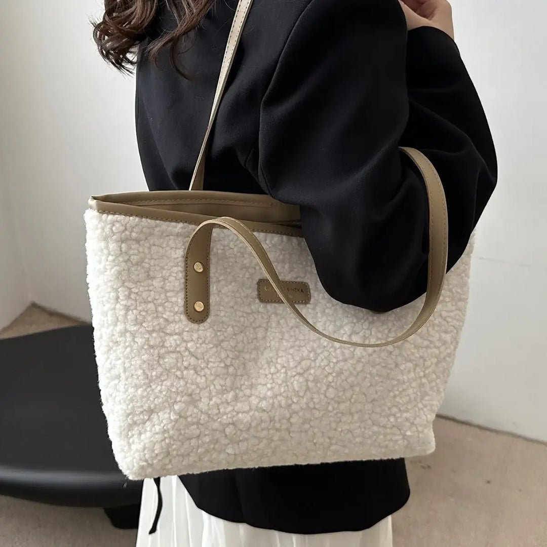 Modische, flauschige und vielseitige Damen-Schultertasche - Damenmode online kaufen | Isabell Boutique