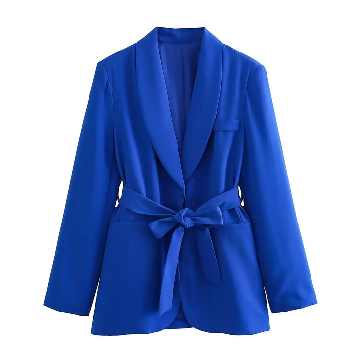 Damen Casual-Anzug mit Gürtel, Blazer und Hose - Damenmode online kaufen | Isabell Boutique