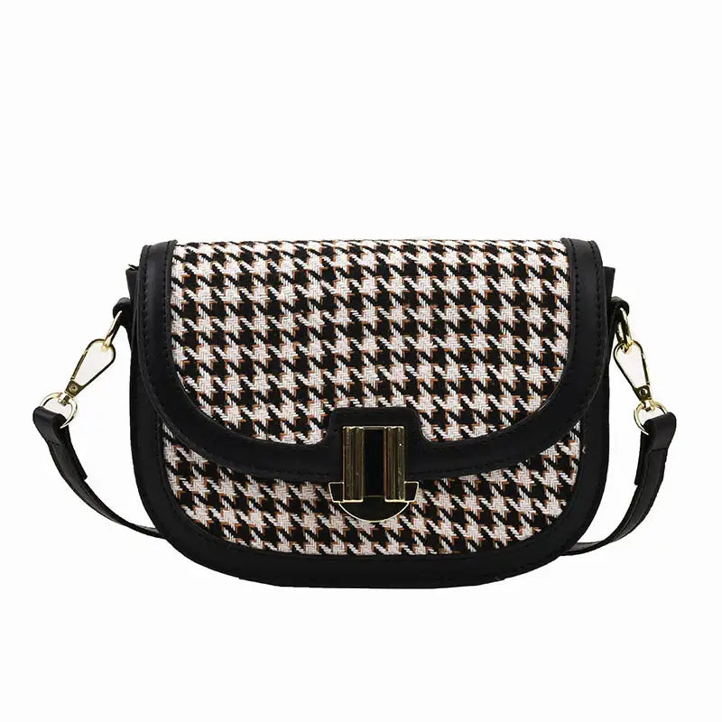 One Shoulder Bag Female Texture Cross-body Semi-round Saddle Bag - Damenmode online kaufen | Isabell Boutique
