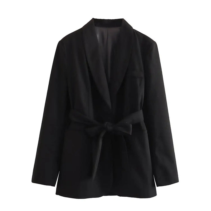 Damen Casual-Anzug mit Gürtel, Blazer und Hose - Damenmode online kaufen | Isabell Boutique