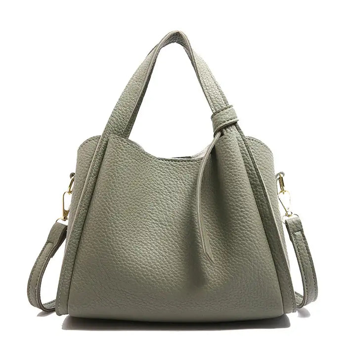 Italienisch Inspirierte Personalisierte Schlichte Ein-Schulter Achsel Bucket Bag Retro Umhängetasche im Korbdesign - Damenmode online kaufen | Isabell Boutique