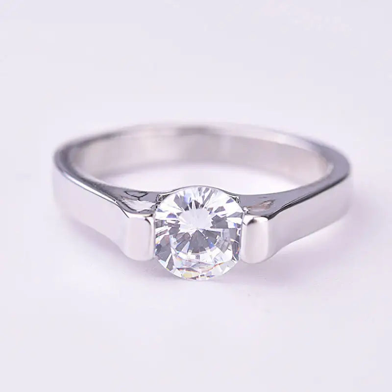Ring Silber mit Zirkonia-Stein. Schmuck für Damen. IsabellBoutique030