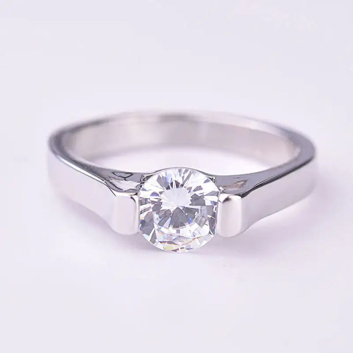 Ring Silber mit Zirkonia-Stein. Schmuck für Damen. IsabellBoutique030