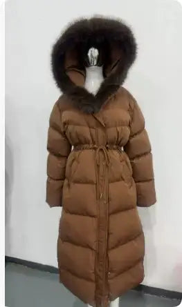 Stilvoller, warmer Damenmantel mit Pelzkragen - Damenmode online kaufen | Isabell Boutique
