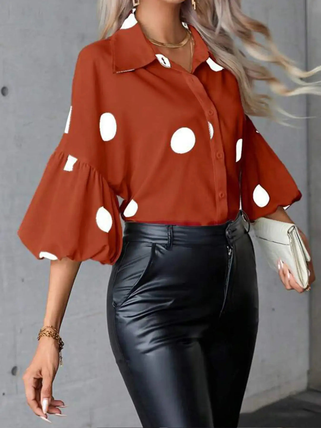 Neue elegante Damenbluse im europäischen und amerikanischen Stil - Damenmode online kaufen | Isabell Boutique