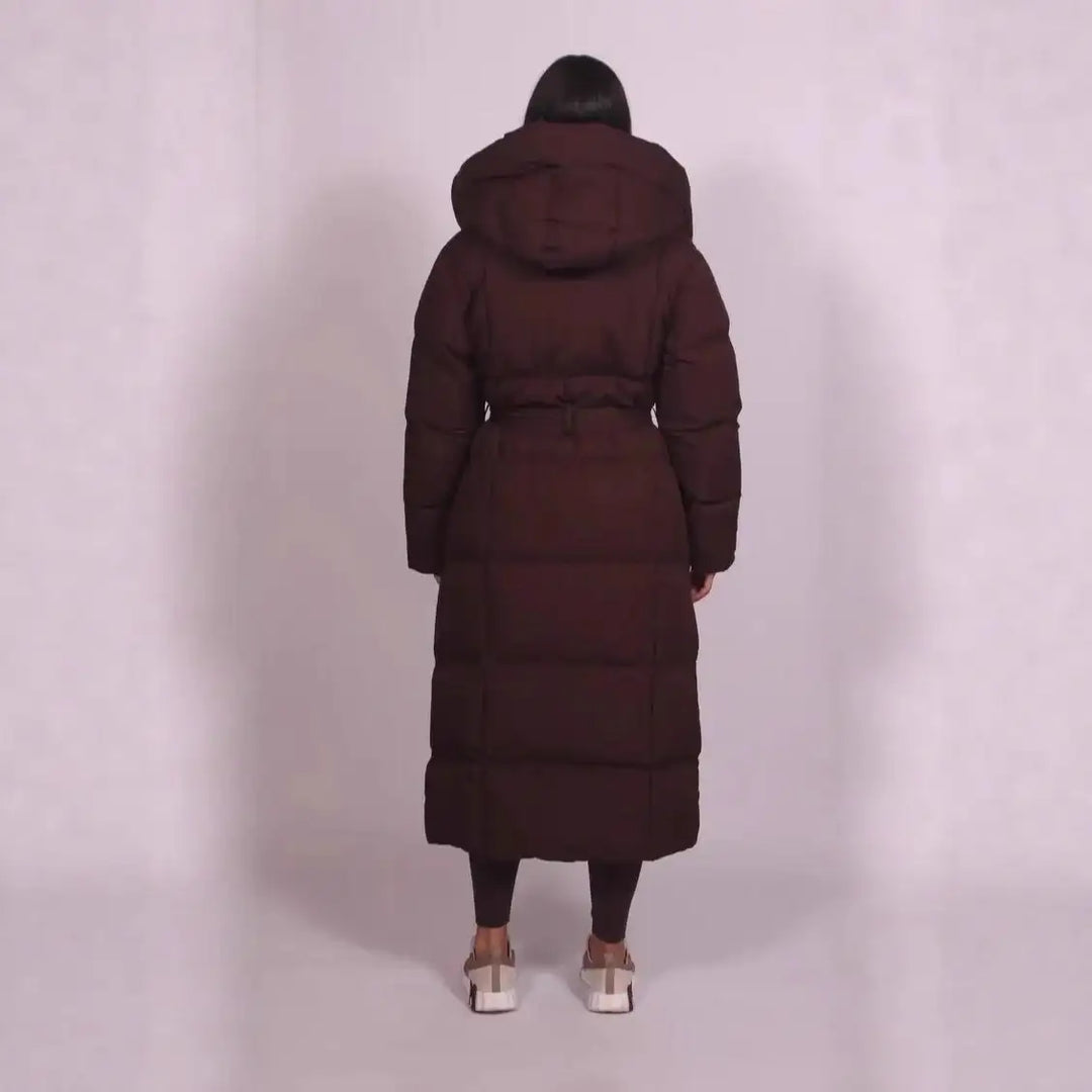 Stilvoller, warmer Damenmantel mit Pelzkragen - Damenmode online kaufen | Isabell Boutique